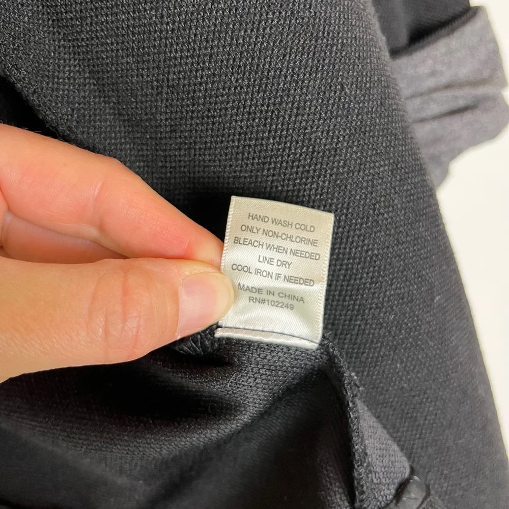 Skies Are Blue Black Blazer S Roll Sleeve Work Career Casual Jacket Office Corp - Picture 9 of 11